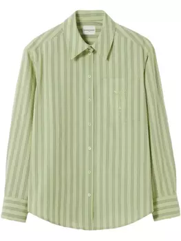 Рубашка в полоску Claudie Pierlot, зеленый