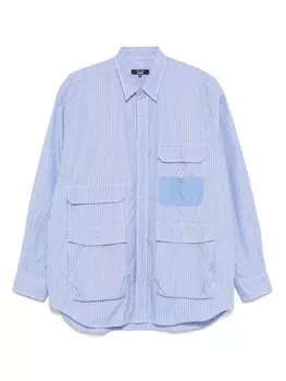 Рубашка в полоску Comme des Garons Homme, синий