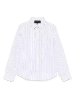Рубашка в полоску Emporio Armani Kids, синий
