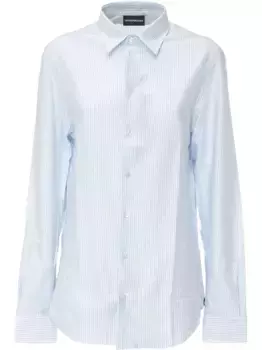 Рубашка в полоску EMPORIO ARMANI, синий