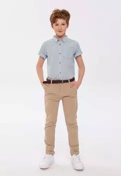 Рубашка в полоску из поплина Minoti, белый