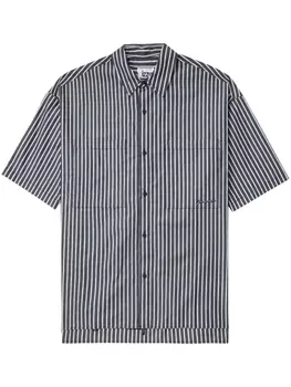 Рубашка в полоску izzue, черный