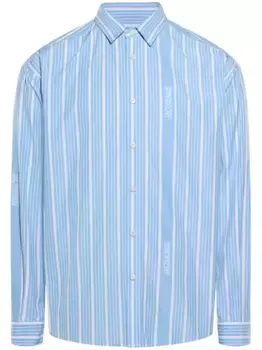 Рубашка в полоску JACQUEMUS, синий