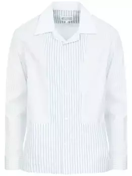 Рубашка в полоску MAISON MARGIELA, белый