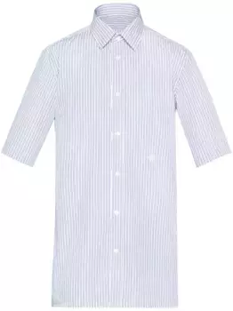 Рубашка в полоску MAISON MARGIELA, серый