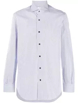 Рубашка в полоску Mazzarelli, синий