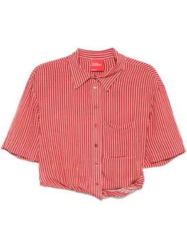 Рубашка в полоску Merci, красный