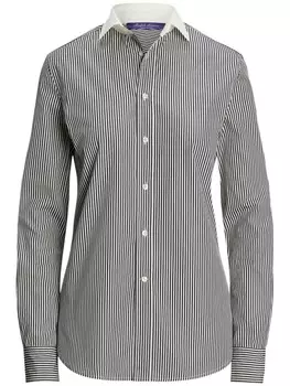 Рубашка в полоску Ralph Lauren Collection, черный