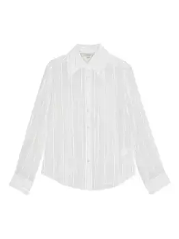 Рубашка в полоску REMAIN, белый