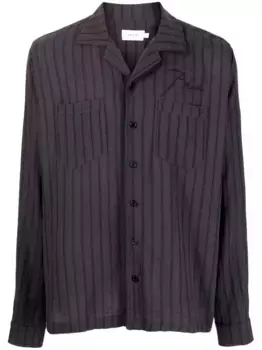 Рубашка в полоску RHUDE, серый