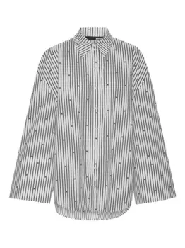 Рубашка в полоску ROTATE BIRGER CHRISTENSEN, белый