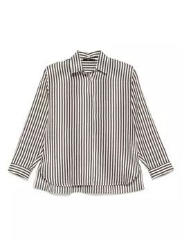 Рубашка в полоску Seventy, коричневый