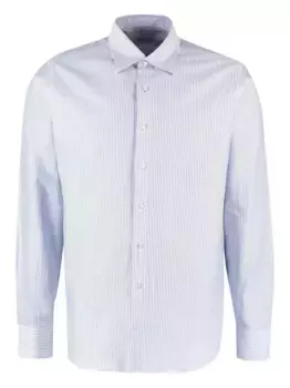 Рубашка в полоску THE (Alphabet), синий