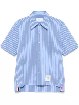 Рубашка в полоску THOM BROWNE, синий