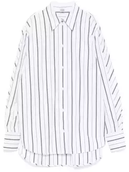 Рубашка в полоску TOTEME, белый
