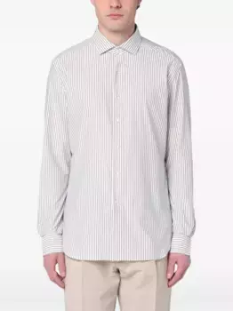 Рубашка в полоску Xacus, белый