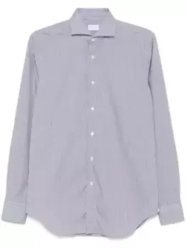 Рубашка в полоску Xacus, черный