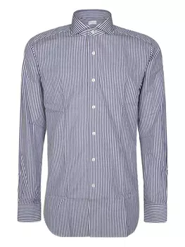 Рубашка в полоску Xacus, синий