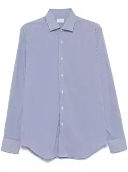 Рубашка в полоску Xacus, синий