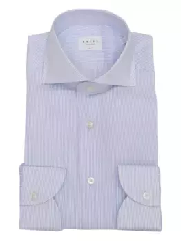 Рубашка в полоску Xacus, синий