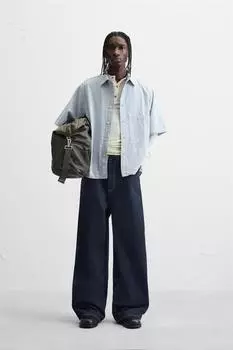 Рубашка в полоску ZARA, цвет Stripes