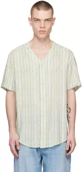 Рубашка в разноцветную полоску Emporio Armani