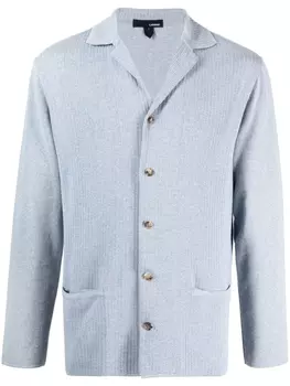 Рубашка в рубчик Lardini, синий