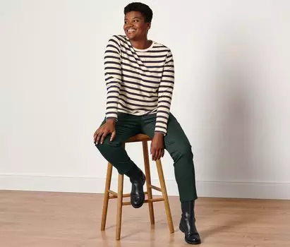 Рубашка в рубчик с длинными рукавами Tchibo