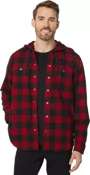 Рубашка в шотландскую клетку с капюшоном, слегка прилегающая, стандартная L.L.Bean, цвет Rob Roy Tartan