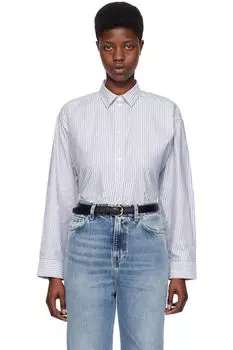 Рубашка в сине-белую полоску TOTEME