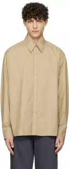 Рубашка в стиле вестерн LE17SEPTEMBRE, бежевый