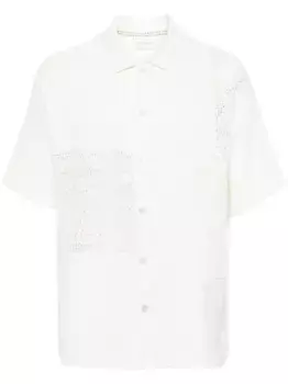 Рубашка в технике пэчворк Drle De Monsieur, нейтральный