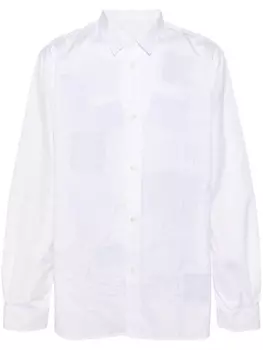 Рубашка в технике пэчворк Junya Watanabe MAN, белый
