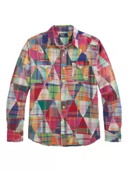 Рубашка в технике пэчворк POLO RALPH LAUREN, розовый