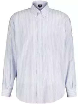 Рубашка в тонкую полоску FENDI, синий