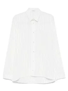 Рубашка в тонкую полоску Transit, белый