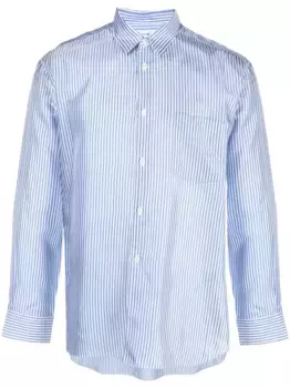 Рубашка в вертикальную полоску Comme Des Garons Shirt, синий