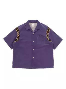 Рубашка Wallis Down visvim, фиолетовый