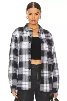Рубашка WAO The Flannel, цвет black & white