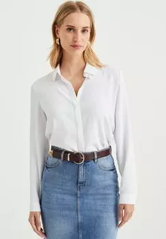Рубашка WE Fashion, белая