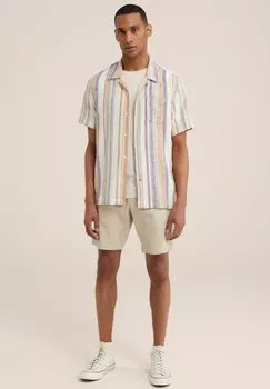Рубашка WE Fashion, бежевая