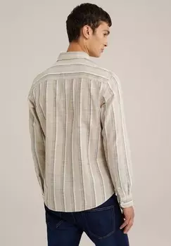 Рубашка WE Fashion, бежевый