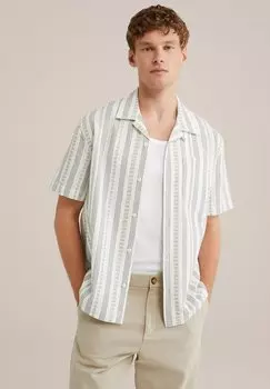 Рубашка WE Fashion, бежевый