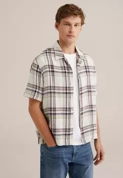 Рубашка WE Fashion, бежевый