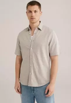 Рубашка WE Fashion, бежевый