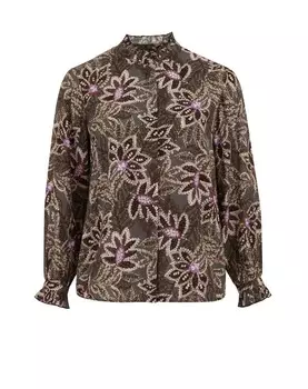 Рубашка WE Fashion Blouse, цвет mottled green