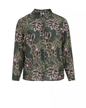 Рубашка WE Fashion Blouse, зеленый