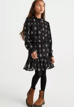 Рубашка WE Fashion, черная