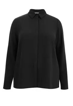 Рубашка WE Fashion, черный
