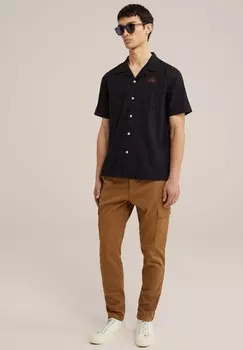 Рубашка WE Fashion, черный